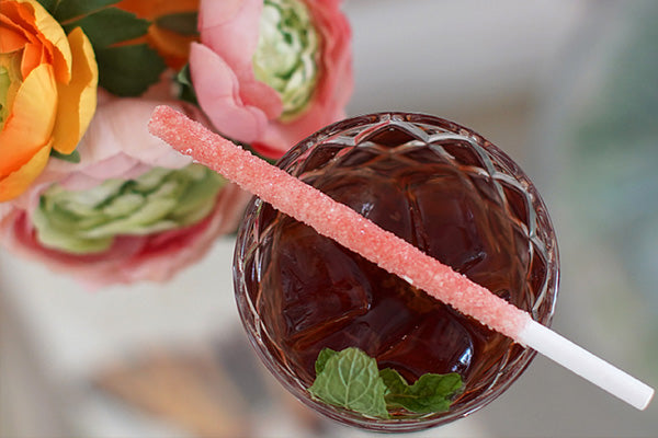 Seasoned Straws Baby Shower Mocktail Garnish
