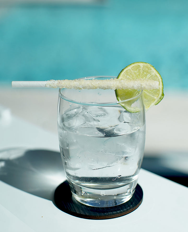Seasoned Straws Citrus Straw on Cocktail