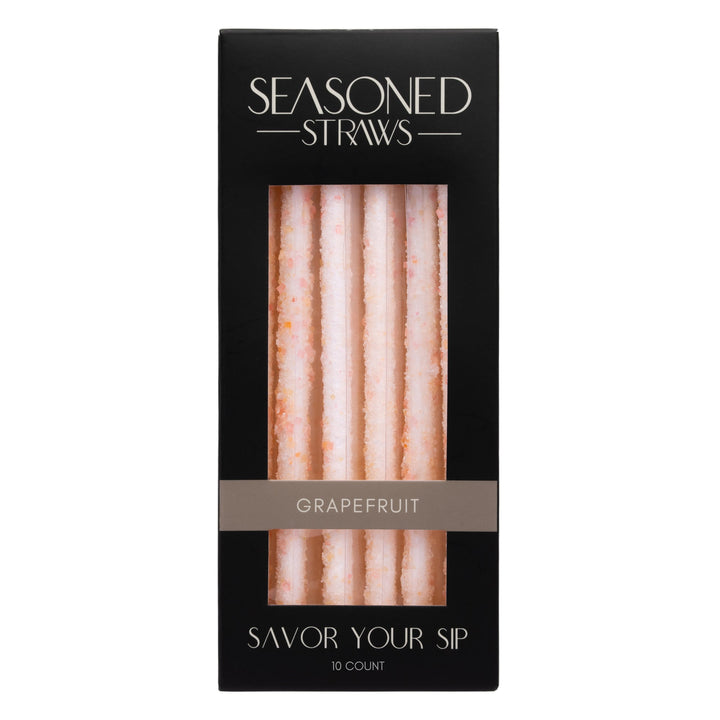 Seasoned Straws Grapefruit Flavored Straws
