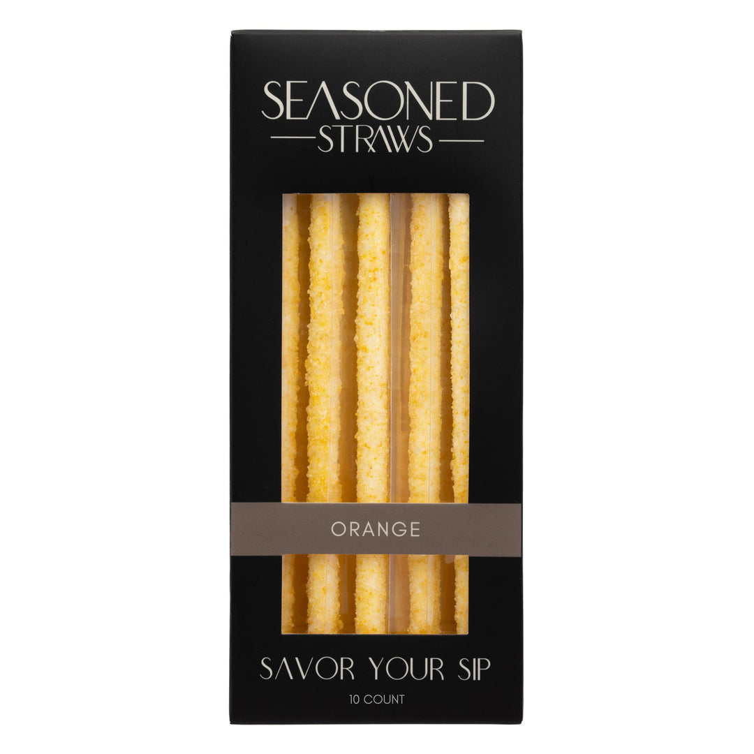 Seasoned Straws Orange Straws